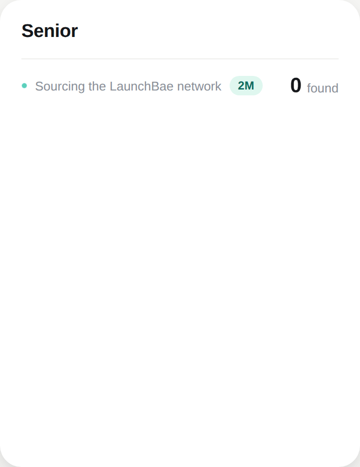 LaunchBae finding the right candidates